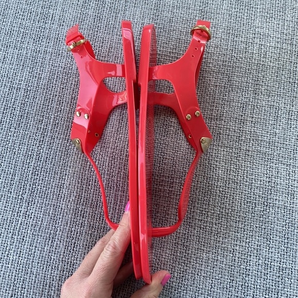 Michael Kors Red Sandals - Picture 7 of 8